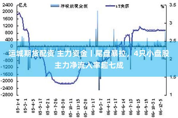 运城期货配资 主力资金丨尾盘暴拉，4只小盘股主力净流入率超七成