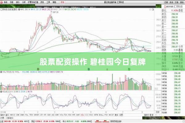 股票配资操作 碧桂园今日复牌